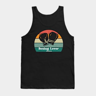 Vintage Boxing Aficionado Tee - Classic Fighter Style Tank Top